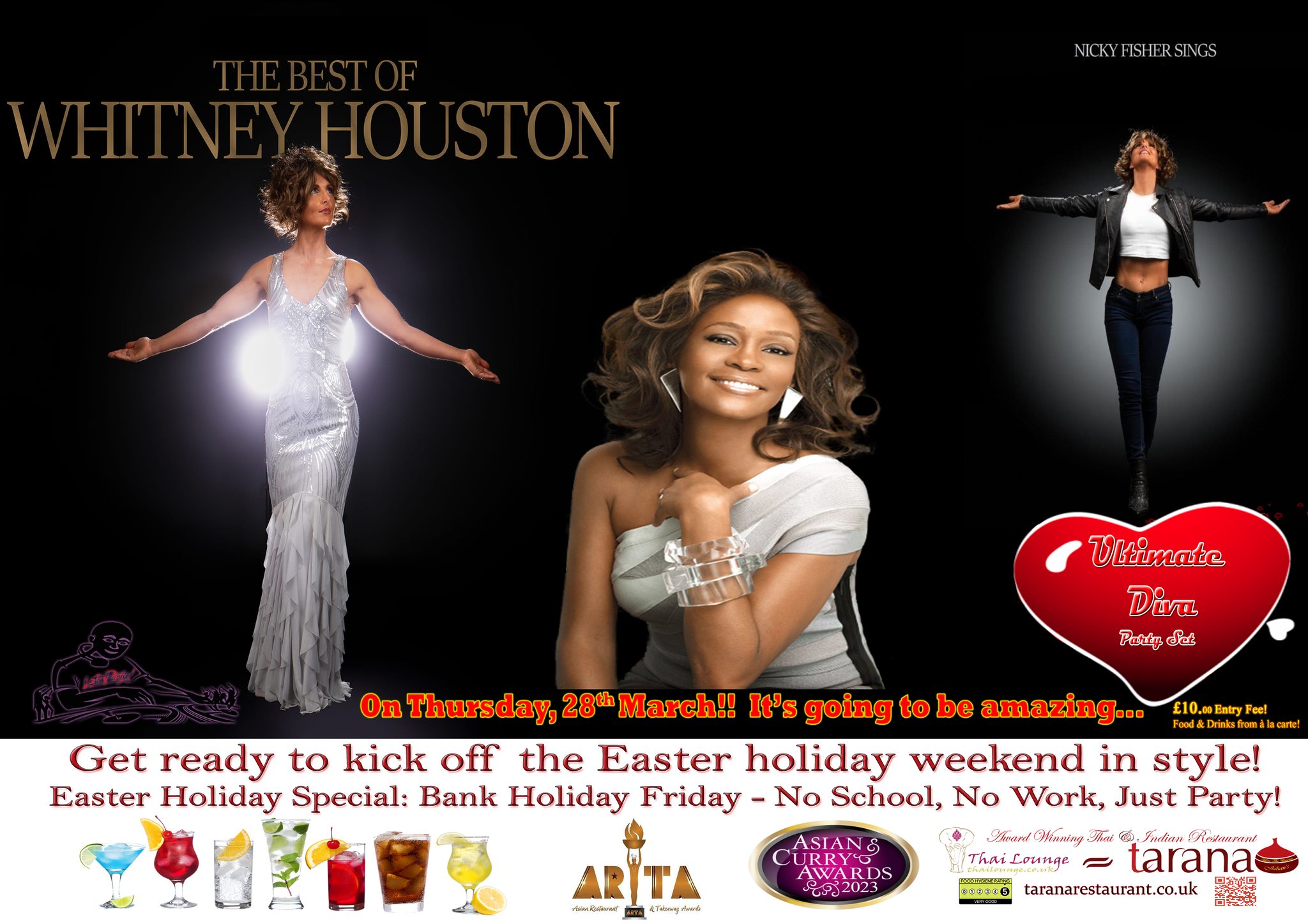Easter Extravaganza: A Tribute to Whitney Houston & Diva Hits!🎤🌟 🎶🐰🎈